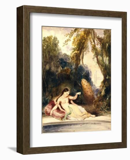 Oriental Woman-Louis Boulanger-Framed Giclee Print