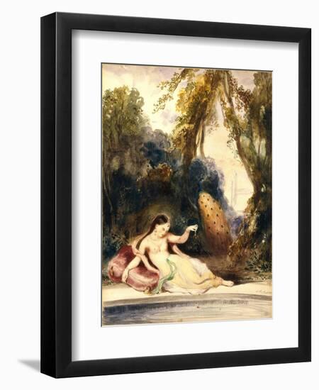 Oriental Woman-Louis Boulanger-Framed Giclee Print