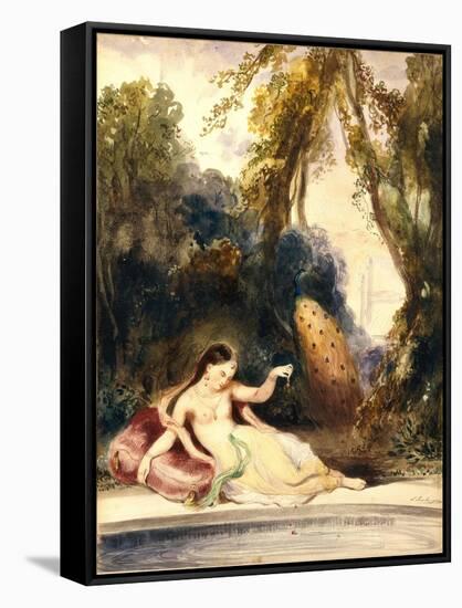 Oriental Woman-Louis Boulanger-Framed Stretched Canvas