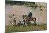 Orientalisme : Une Famille Marocaine Au Bord De L'eau (The Moroccans) - Peinture De Mariano Fortuny-Mariano Fortuny-Mounted Giclee Print