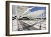 Oriente railway station, Santiago Calatrava architect, Lisbon, Portugal, Europe-Markus Lange-Framed Photographic Print