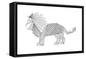 Origami 12-Neeti Goswami-Framed Stretched Canvas