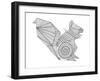 Origami 8-Neeti Goswami-Framed Art Print