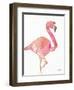 Origami Flamingo-Nola James-Framed Art Print