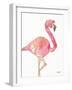 Origami Flamingo-Nola James-Framed Art Print