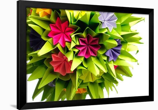 Origami Kusudama Flower-oksix-Framed Photographic Print