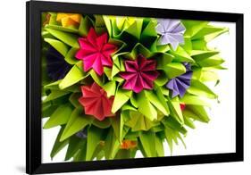 Origami Kusudama Flower-oksix-Framed Photographic Print