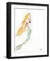 Origami Mermaid-Nola James-Framed Art Print