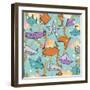 Origami Ocean-Julie Goonan-Framed Giclee Print