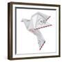 Origami Pigeon-jiris-Framed Art Print