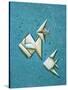 Origami School-Cindy Thornton-Stretched Canvas