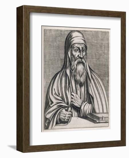 Origen Christian Writer and Teacher One of the Greek Fathers of the Church-null-Framed Art Print