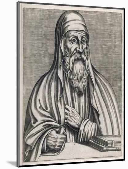 Origen Christian Writer and Teacher One of the Greek Fathers of the Church-null-Mounted Art Print