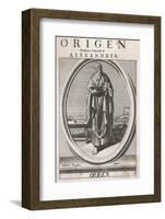 Origen of Alexandria Christian Writer and Teacher One of the Greek Fathers of the Church-Michael Burghers-Framed Photographic Print