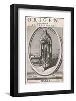 Origen of Alexandria Christian Writer and Teacher One of the Greek Fathers of the Church-Michael Burghers-Framed Photographic Print