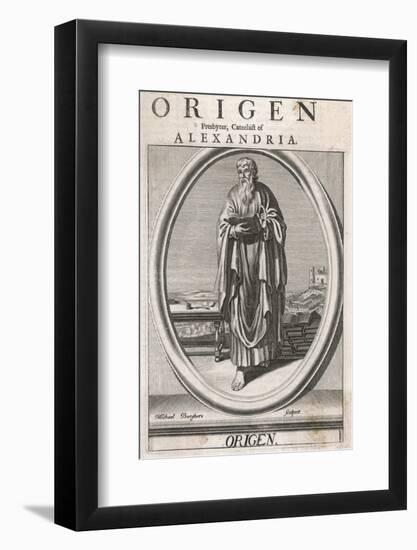 Origen of Alexandria Christian Writer and Teacher One of the Greek Fathers of the Church-Michael Burghers-Framed Photographic Print