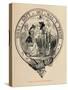 'Origin of the Order of the Garter', c1860, (c1860)-John Leech-Stretched Canvas