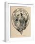 'Origin of the Order of the Garter', c1860, (c1860)-John Leech-Framed Giclee Print