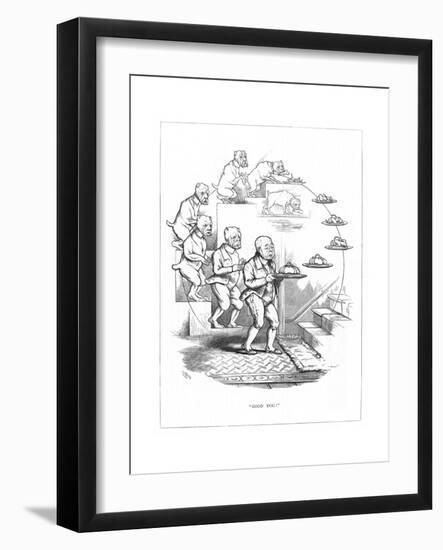 Origin Species, Ch Bennett, Dog - Servant-Charles H Bennett-Framed Giclee Print