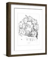 Origin Species, Ch Bennett, Fat Man - Pig-Charles H Bennett-Framed Giclee Print