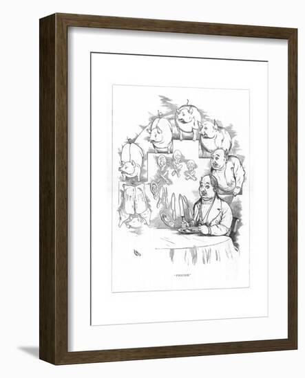 Origin Species, Ch Bennett, Fat Man - Pig-Charles H Bennett-Framed Giclee Print