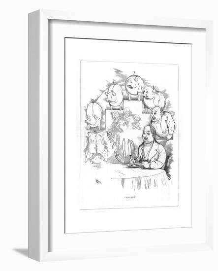 Origin Species, Ch Bennett, Fat Man - Pig-Charles H Bennett-Framed Giclee Print