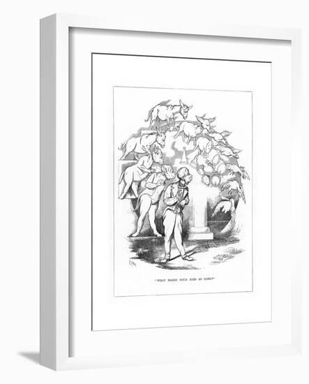 Origin Species, Ch Bennett, Fool - Donkey-Charles H Bennett-Framed Giclee Print