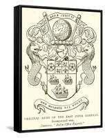 Original Arms of the East India Company-null-Framed Stretched Canvas