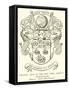 Original Arms of the East India Company-null-Framed Stretched Canvas