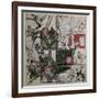 Original Artwork for 'Trellis' Wallpaper Design, 1862 (W/C on Paper)-William Morris-Framed Giclee Print