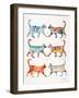 Original Cat Collection-Cat Coquillette-Framed Premium Giclee Print