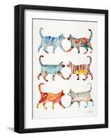 Original Cat Collection-Cat Coquillette-Framed Premium Giclee Print