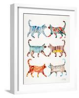 Original Cat Collection-Cat Coquillette-Framed Premium Giclee Print