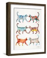 Original Cat Collection-Cat Coquillette-Framed Giclee Print