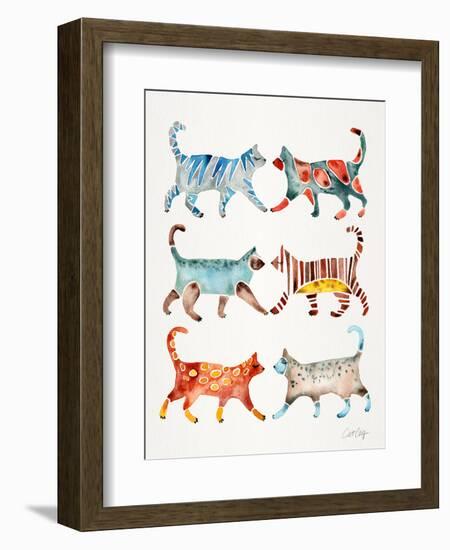 Original Cat Collection-Cat Coquillette-Framed Giclee Print