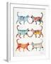 Original Cat Collection-Cat Coquillette-Framed Giclee Print