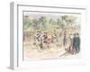 Original Costumes for the Velocipede Race in Bordeaux, 1868-Godefroy Durand-Framed Giclee Print