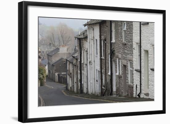 Original Cottages in Captain French Lane, Old Kendal, South Lakeland-James Emmerson-Framed Photographic Print