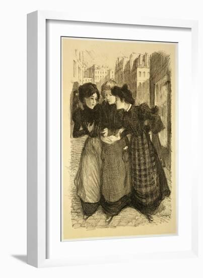 Original Drawing for "Les Maitres De L'Affiche"-Théophile Alexandre Steinlen-Framed Giclee Print