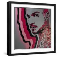 Original Gangster-Abstract Graffiti-Framed Giclee Print