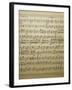 Original Handwritten Score for Schneider Polka-null-Framed Giclee Print