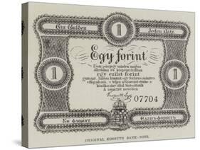 Original Kossuth Bank-Note-null-Stretched Canvas