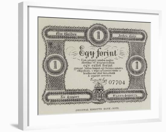 Original Kossuth Bank-Note-null-Framed Giclee Print