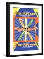 Original Lolly Pops Rolls-null-Framed Art Print