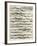 Original Manuscript of Bach's Eighth Invention-null-Framed Giclee Print