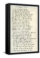 Original Manuscript of the Epilogue to the Idylls of the King, C1872-Alfred Lord Tennyson-Framed Stretched Canvas