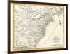 Original Map Of North America-Tektite-Framed Art Print