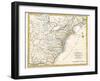 Original Map Of North America-Tektite-Framed Art Print