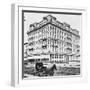 Original Marshall Field Building before Great Chicago Fire-null-Framed Photographic Print