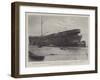 Original Method of Raising a Wreck by Floating a Vessel Within the Hull at Boston Deeps-null-Framed Giclee Print